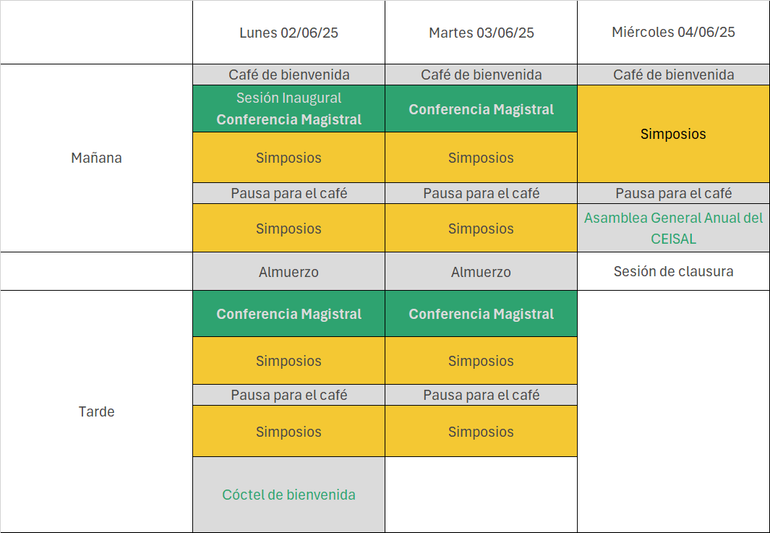 Ceisal Agenda Es